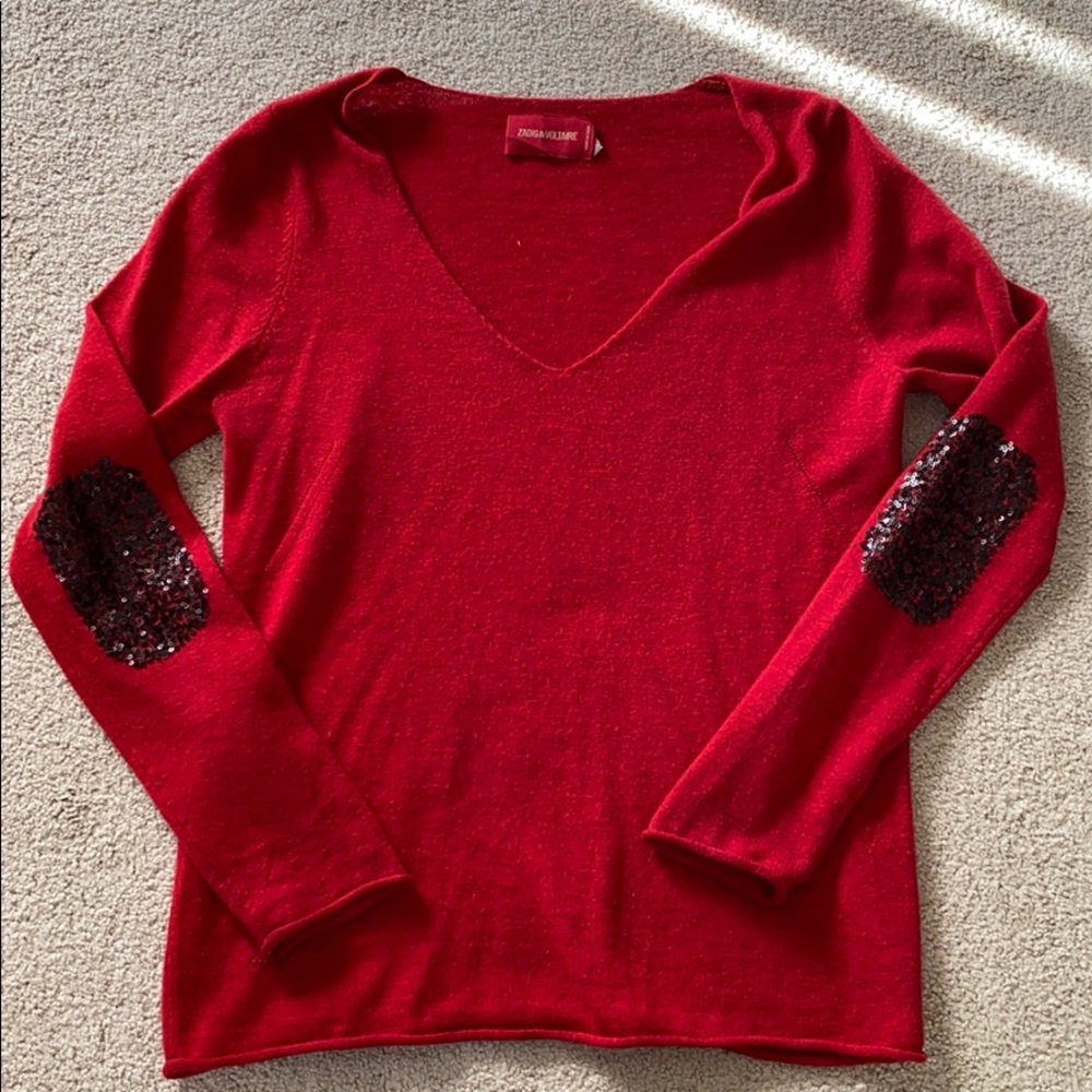 Zadig & Voltaire Red Sweater (size S)